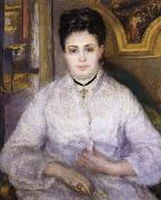Pierre Renoir Madame Victor Chocquet oil painting artist